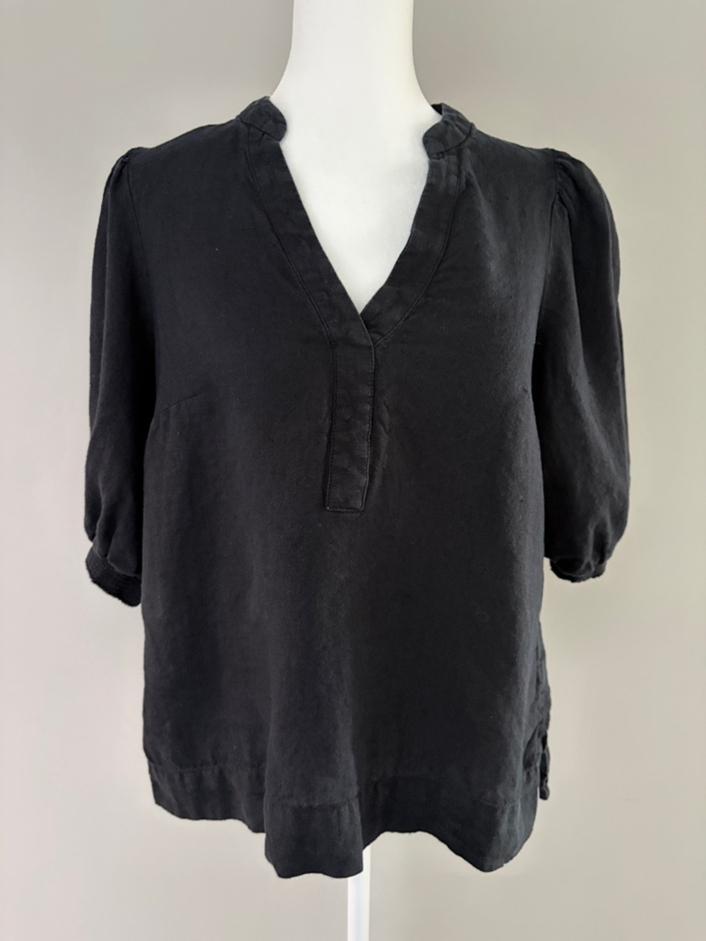 Lilly Pulitzer Maleigh Linen Top -Black